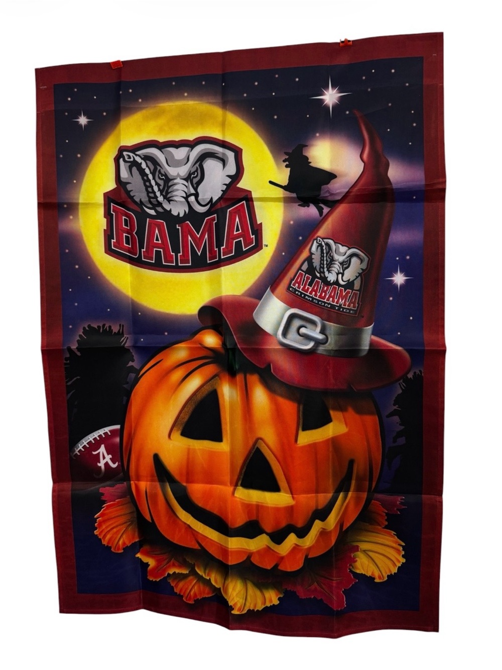 BAMA Halloween Pumpkin Decorative Wall Art Flag 28x40 Willabee & Ward